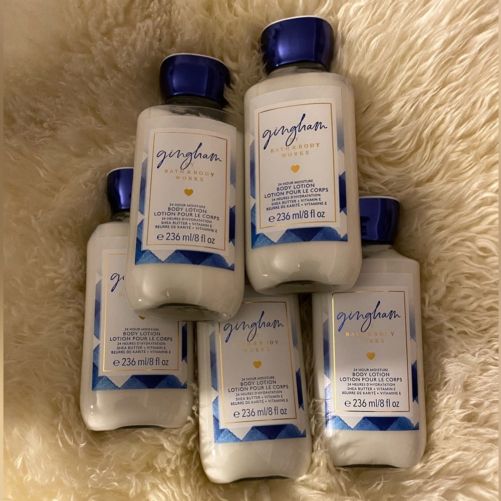 Gingham Body Lotion bundle Bath & Body Works